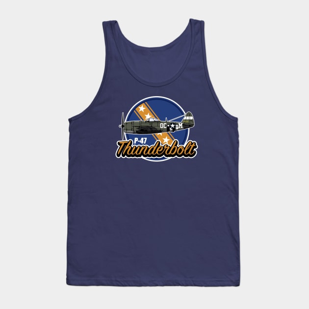 P-47 Thunderbolt Tank Top by Tailgunnerstudios